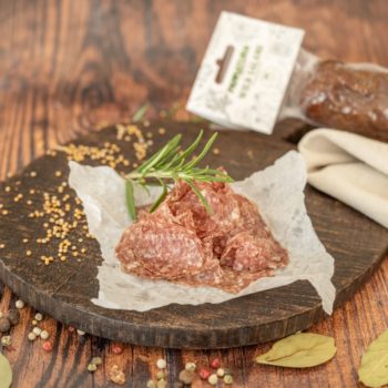 Wildsalami Edelwildschweinsalami Wildspezialitäten Esterhazy Pannatura Burgenland