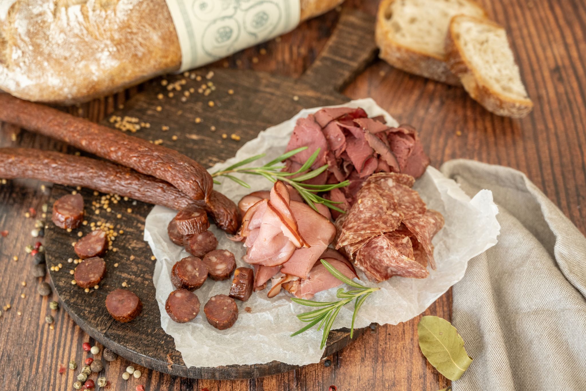 Wildspezialitäten Wildwurst Cabanossi Wildschinken Pannatura Esterhazy